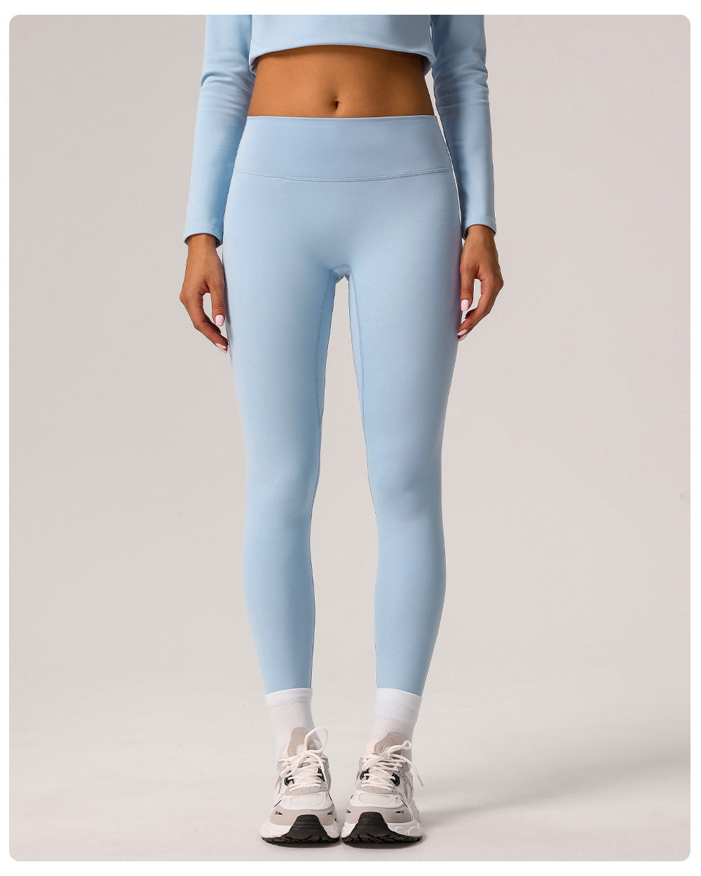 Velvet Tight Nude Feel Yoga Pants Women Quick Drying High Waist Belly Contracting Sports Tights High Elastic Hip Raise Fitness Pants