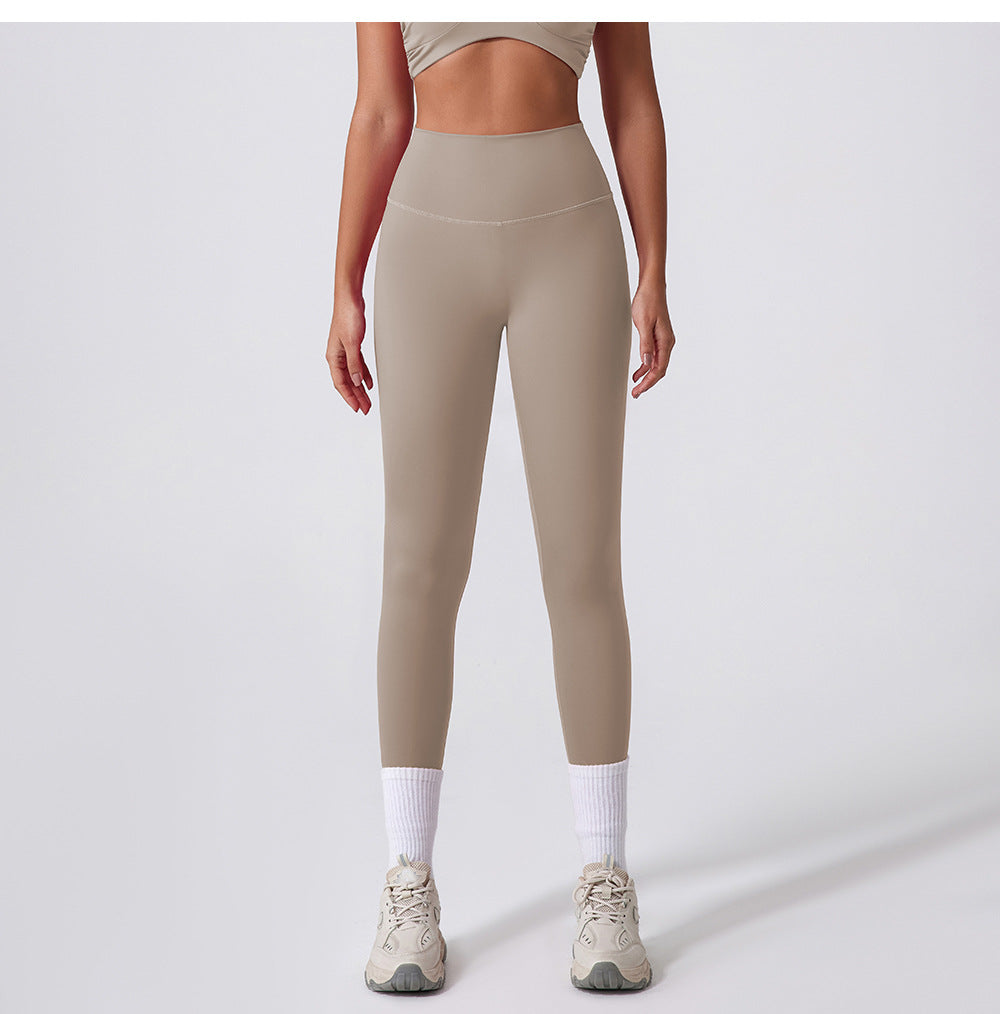 Yoga Pants Seamless Nude Feel Women Peach Hip High Waist Hip Lift Exercise Workout Pants Quick Drying Skinny Yoga Pants Women
