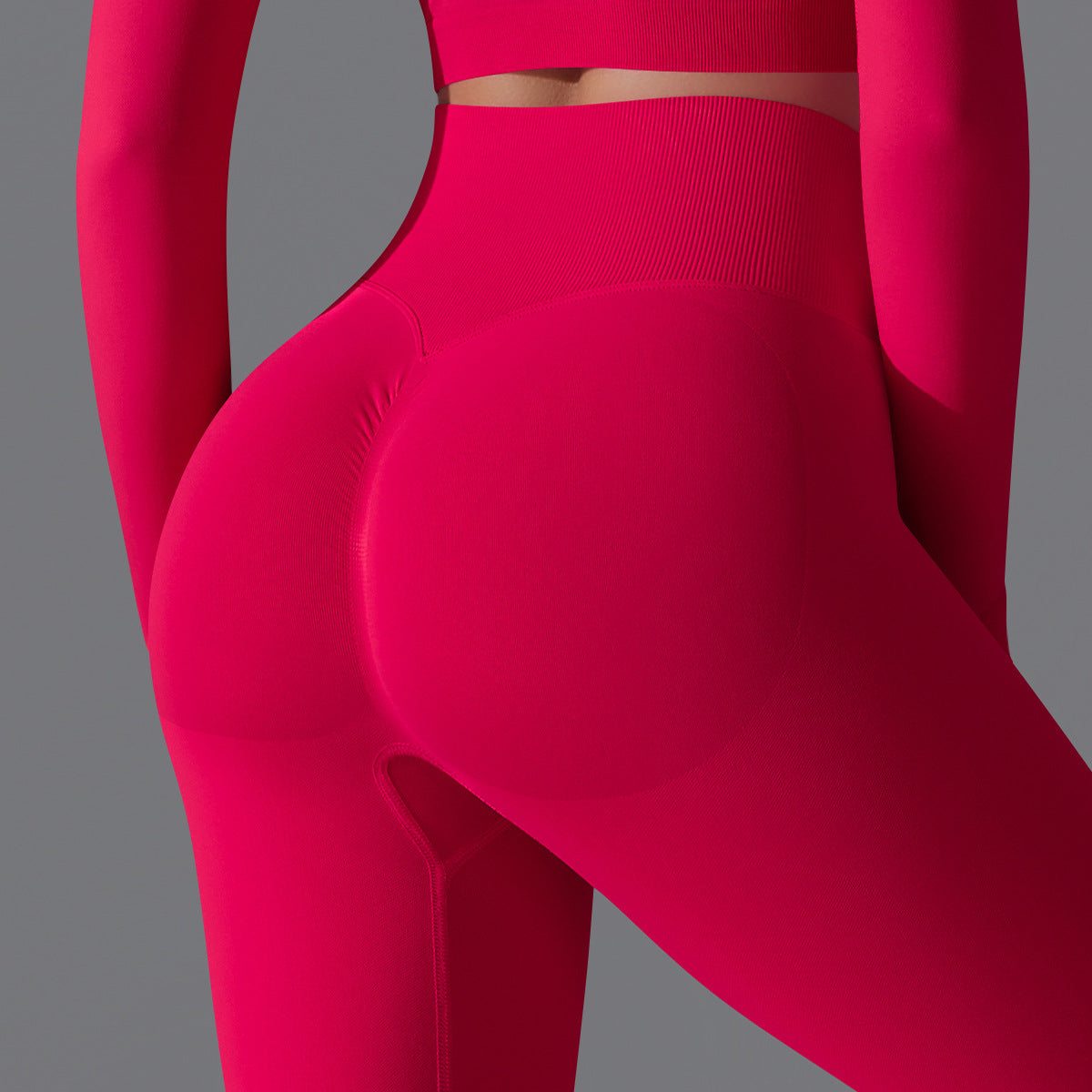 Seamless High Waist Nude Feel Yoga Pants Women Peach Hip Raise Slim Fit Fitness Pants Quick Drying Exercise Yoga Clothes