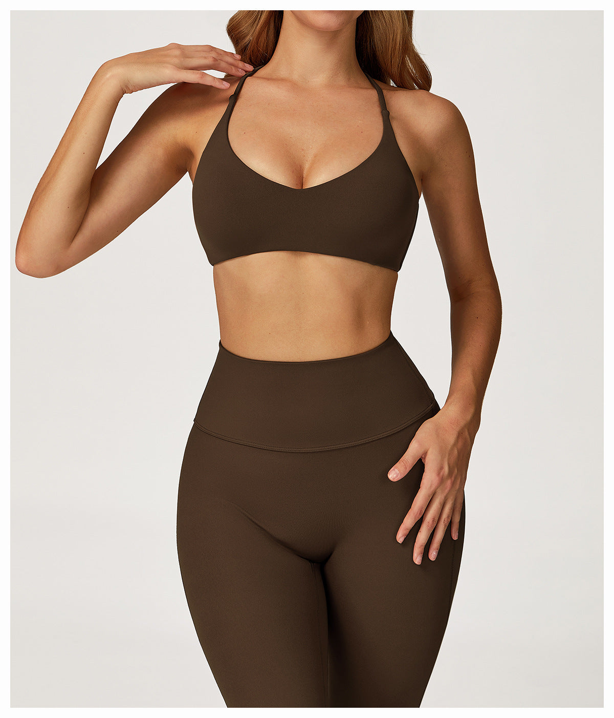 Cloud Sense Yoga Bra Quick-Drying Cross Back High Strength Workout Clothes Casual Running Exercise Underwear