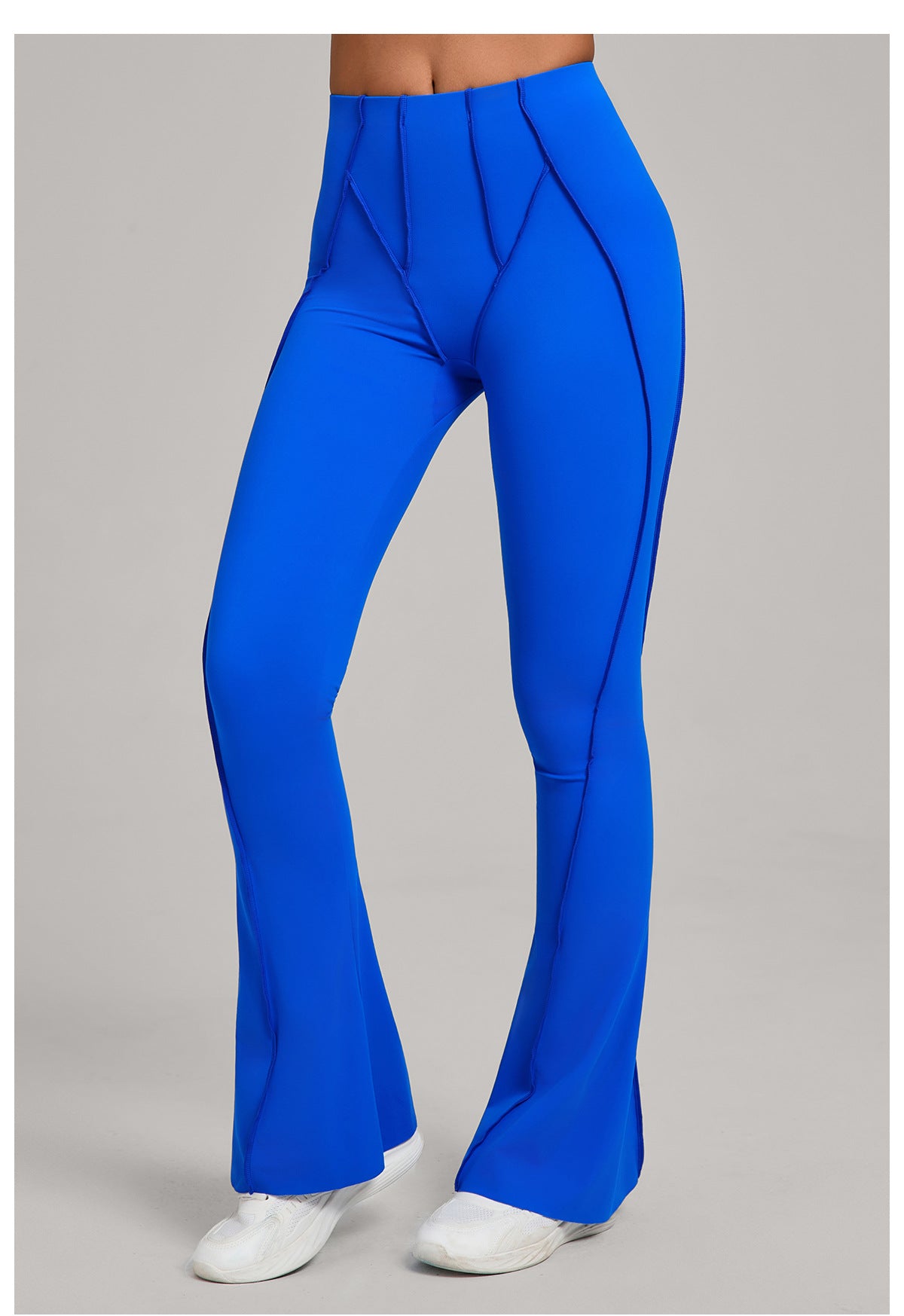 Wide Leg Tight Brushed Hip Lifting Yoga Bell Bottom Pants Dance High Waist Bootcut Casual Sports Pants