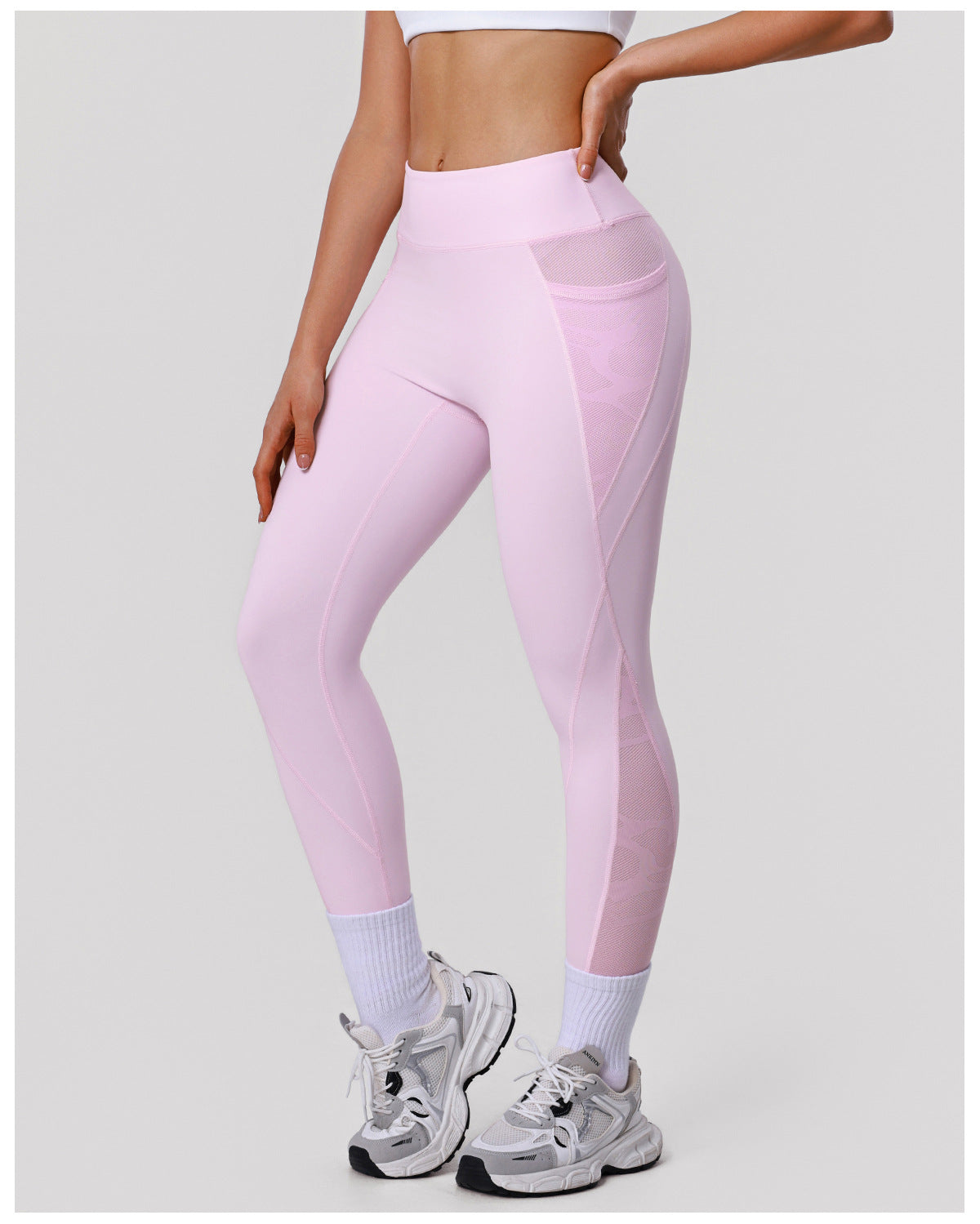 Nude Feel Slim Fit Slimming Yoga Suit Quick Drying Breathable Top Workout Clothes Sports Tights Two Piece Sets