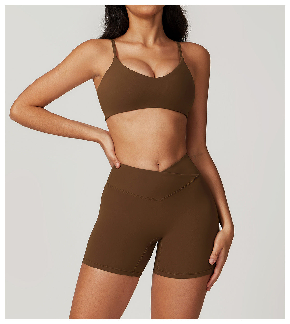 Sollinarry Sustainable Recycled Quick Drying Tight Back Yoga Bra Outer Wear Running Exercise Underwear Fitness Vest Top