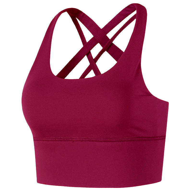 Autumn Sports Underwear Women Shockproof Running Workout Vest Quick Drying Push up Beauty Back Yoga Sports Bra