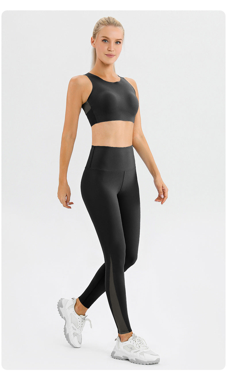 Nude Feel Seamless Fit Yoga Pants High Waist Tight Hip Raise Fitness Pants Quick Drying Running Exercise Pants