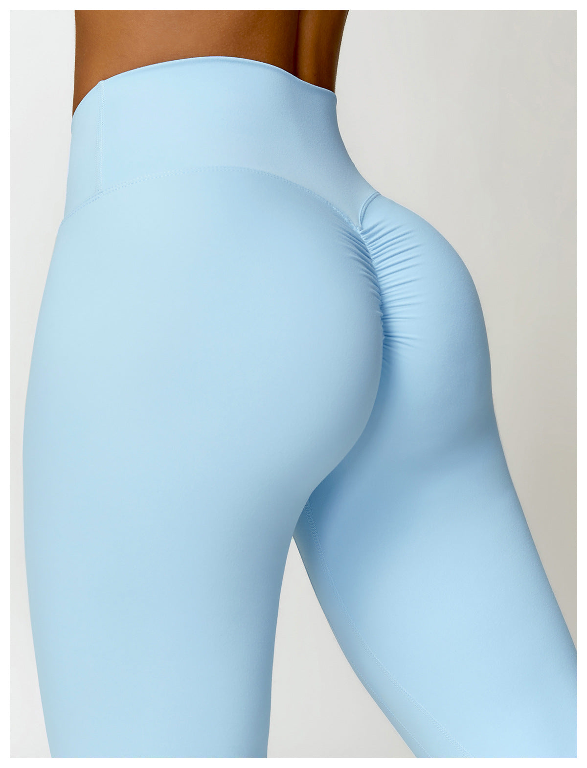 Sollinarry Quick Drying Skinny Yoga Pants Brushed Belly Contracting Hip Raise High Waist Fitness Pants Outer Wear Running Exercise Pants