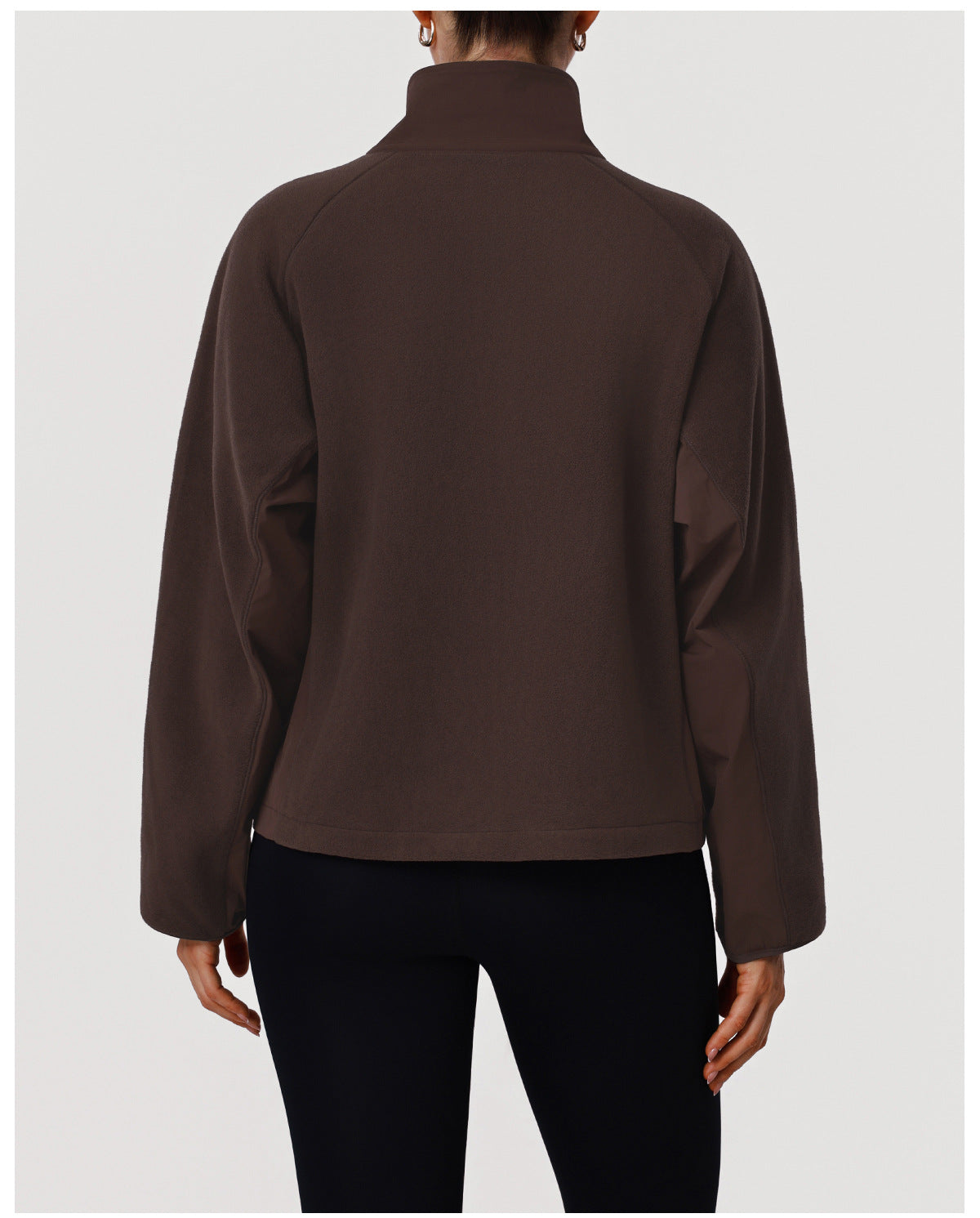 Arrival Warm Loose Polar Fleece Casual Coat Women Autumn Winter Thickening Stand Collar Cardigan Sports Sweater Coat
