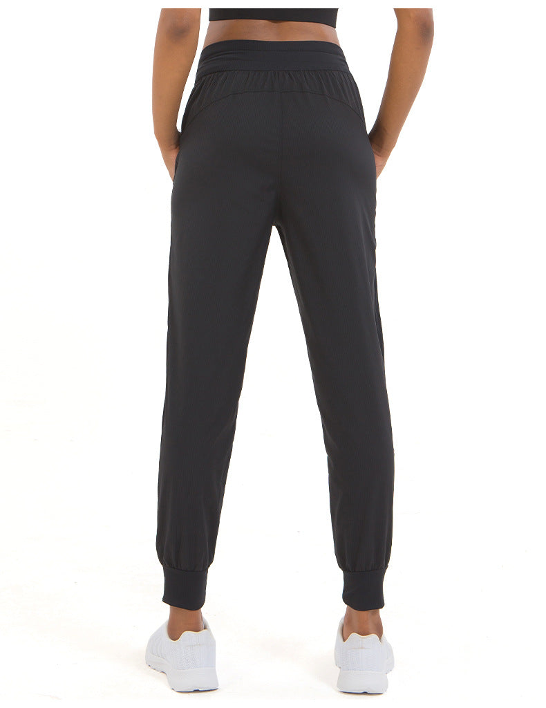 Arrival Running Casual Sports Trousers Ankle-Tied Breathable Quick-Drying Fitness Yoga Trousers
