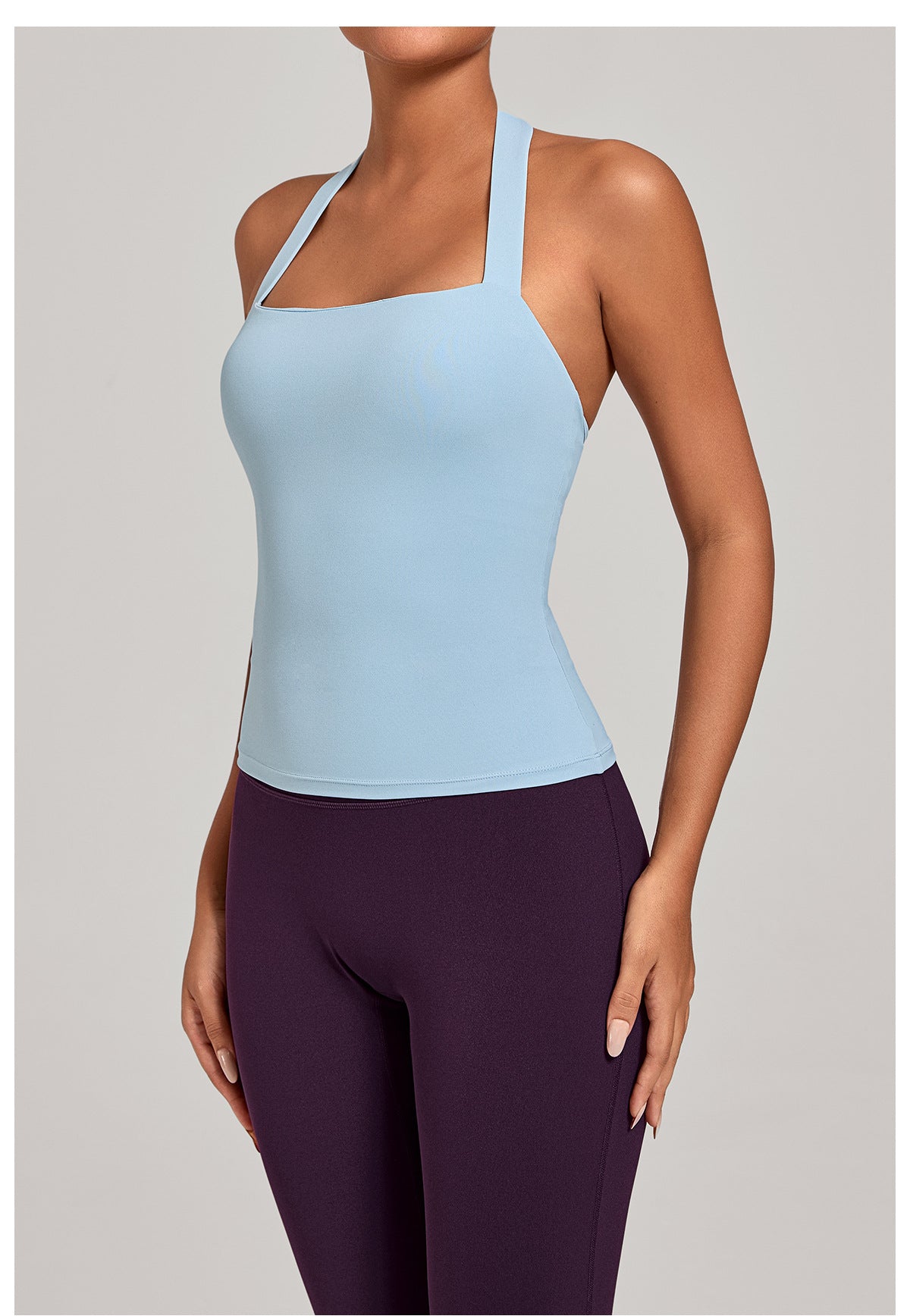 Halter Yoga Vest Tight Back Yoga Jacket Naked Women Sense Sports Fitness Running Yoga Clothes