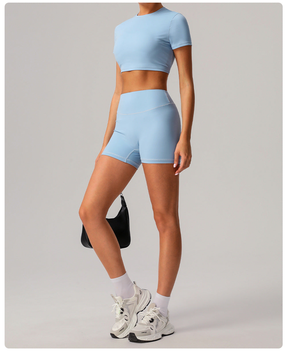 Quick Drying Tight Yoga Short Sleeve Women Outer Wear Casual Sports Short Sleeve Workout Clothes O neck Short Top