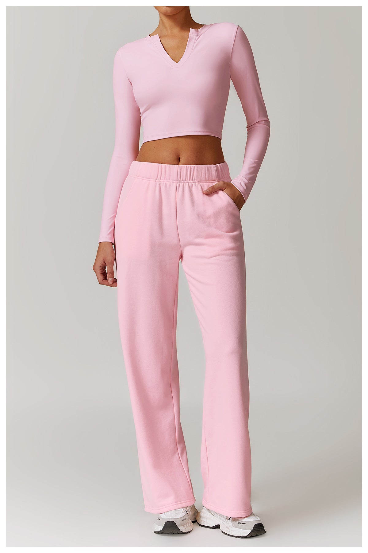 Sollinarry Tight Nude Feel Long Sleeved T Shirt Yoga Clothes Outdoor Sports Top Stretch Slimming Training Workout Clothes
