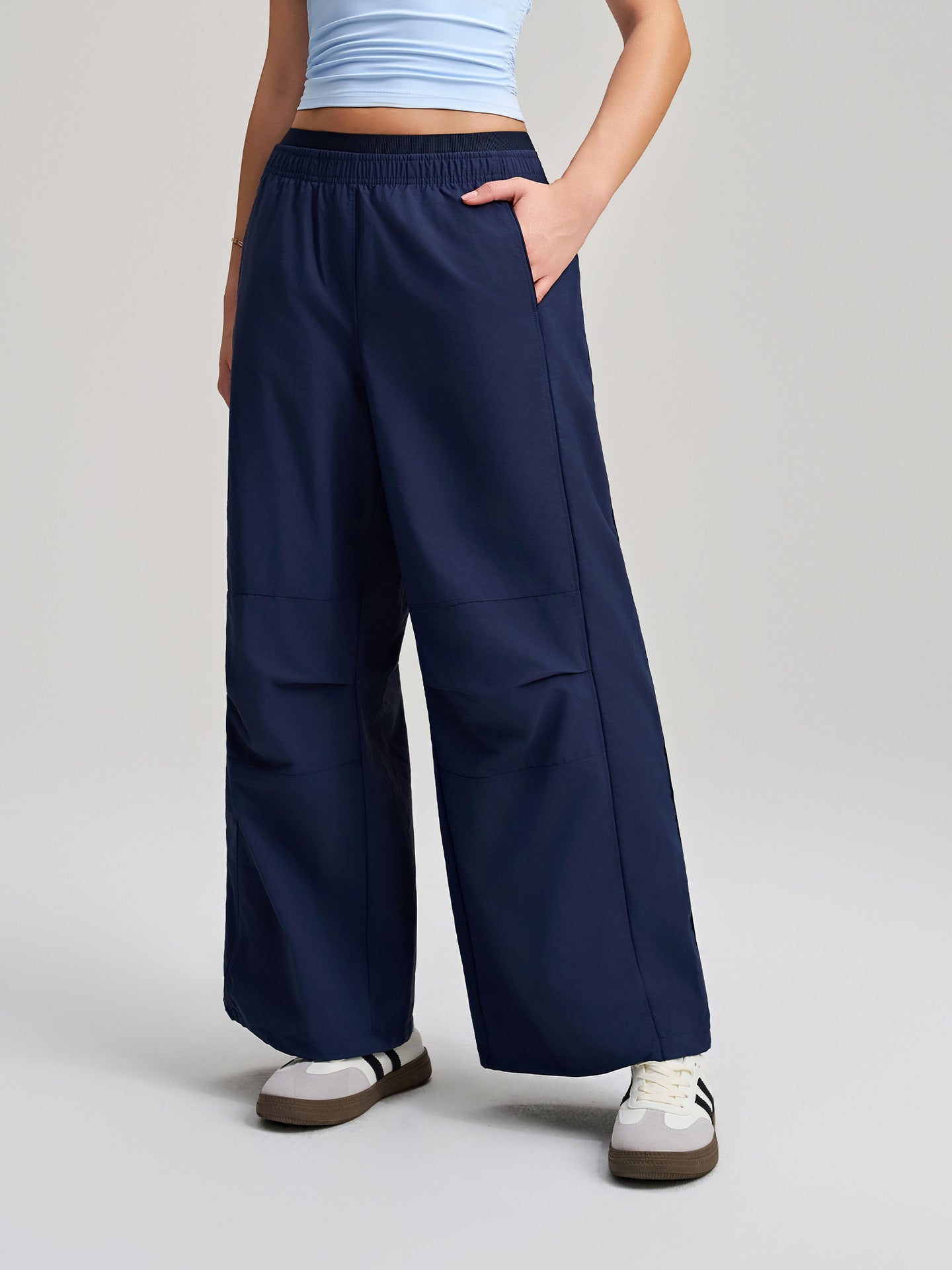 Casual Pants Women Loose Lazy Wide Leg Track Pants Jazz Dancing Paratrooper Pants Women Breathable Sports Overalls