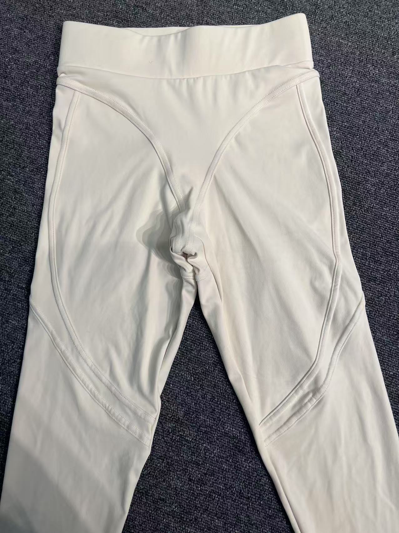Autumn Sand High Waist Hip Lift Brushed Yoga Pants Running Quick Drying Fitness Pants Waist Slimming Hip Tight Sports Pants