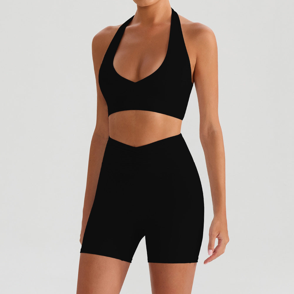 Black: Bra Shorts