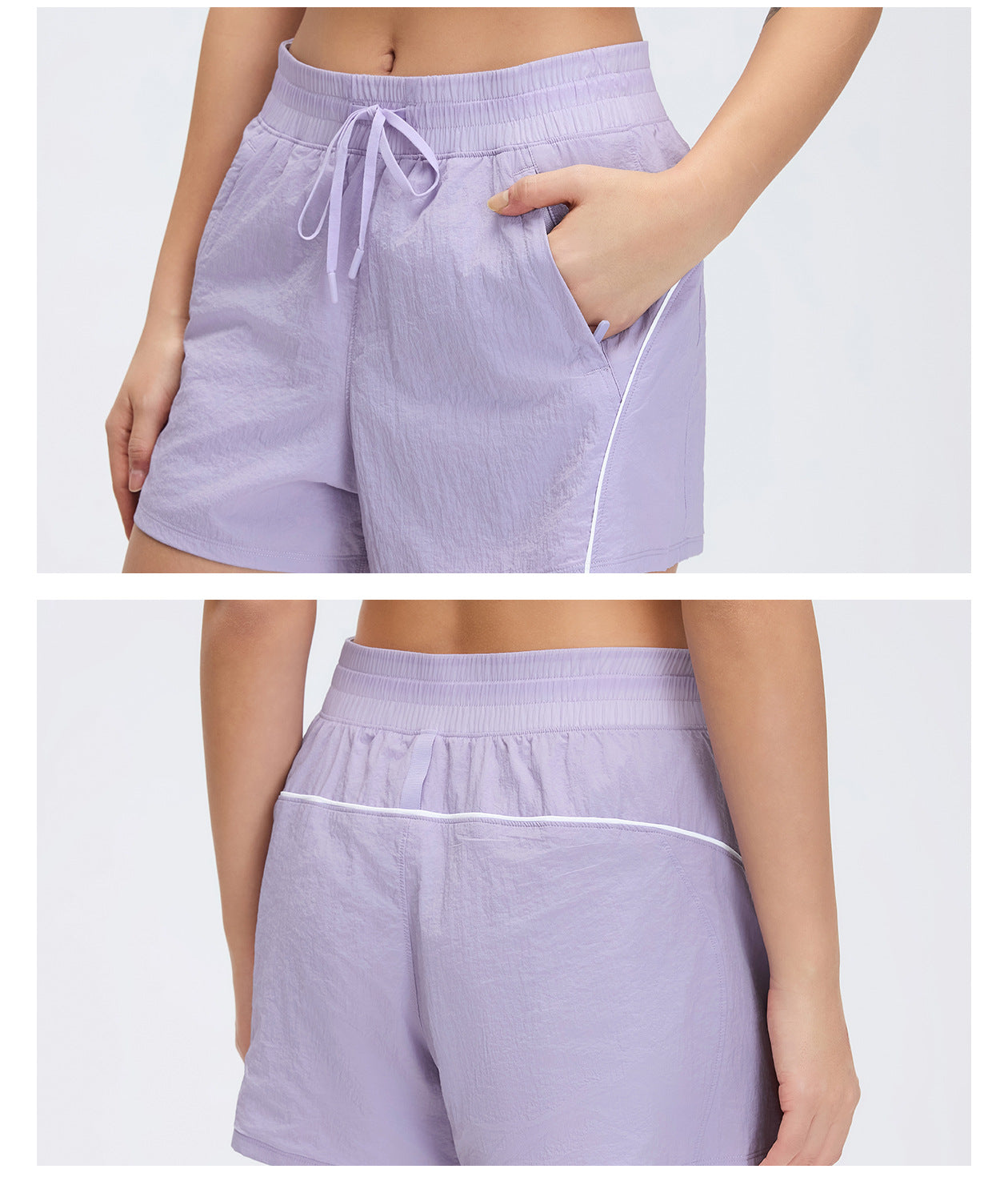 Sports Shorts Women Summer High Waist Quick Drying Breathable Running Shorts Outdoor Training Yoga Fitness Shorts