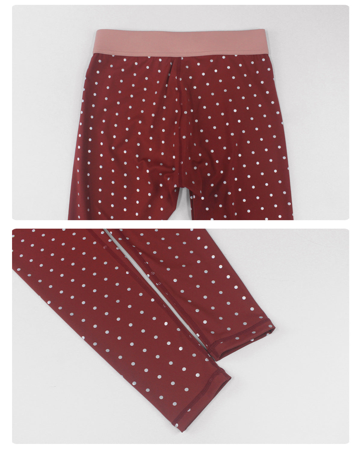 Dotted Prints Two Piece Sets Yoga Clothes Sexy Push up Bra High Elastic Tights Sports Fitness Clothes