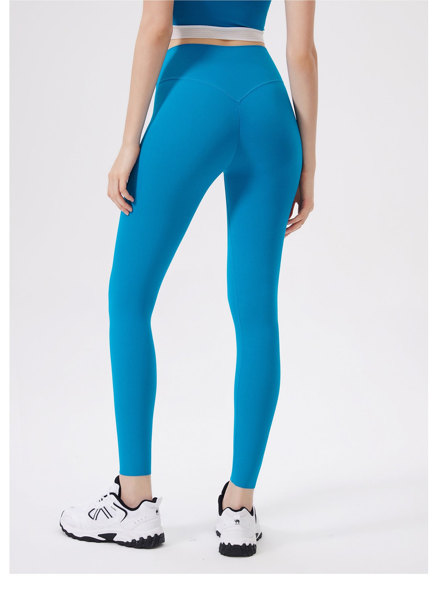 Hip Lifting No Size Nude Feel Yoga Pants Women High Waist Belly Contracting Sports Hip Shaping Fitness Pants Yoga Trousers