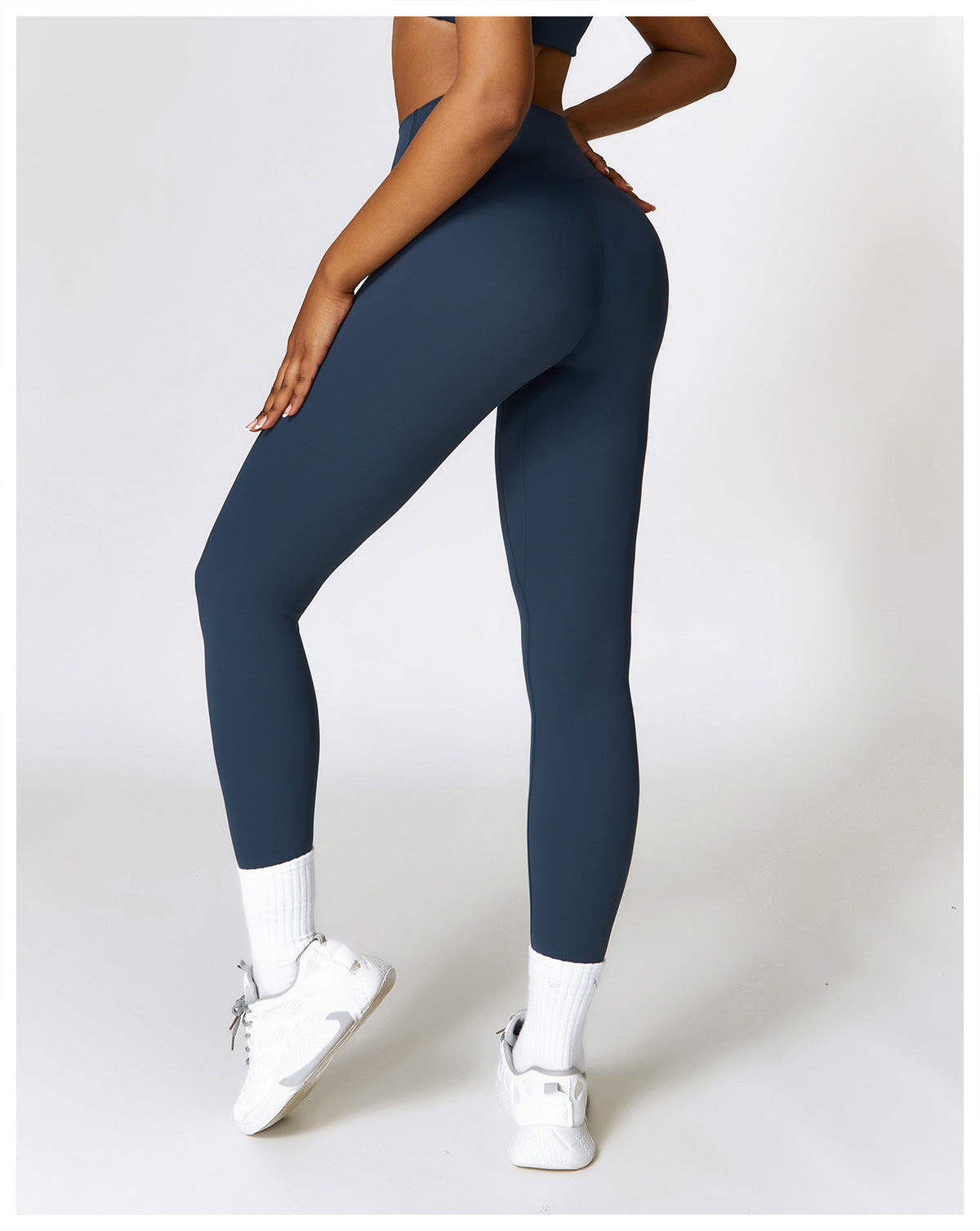 High Waist Hip Lift Brushed Yoga Pants Women Running Quick Drying Fitness Pants Outer Wear Slimming Tight Sports Pants