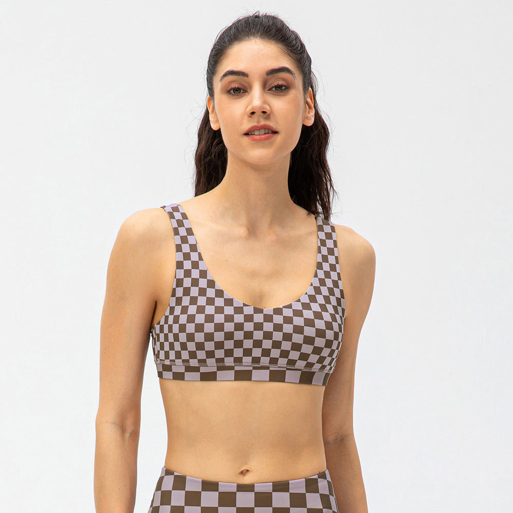 Brown Checkerboard