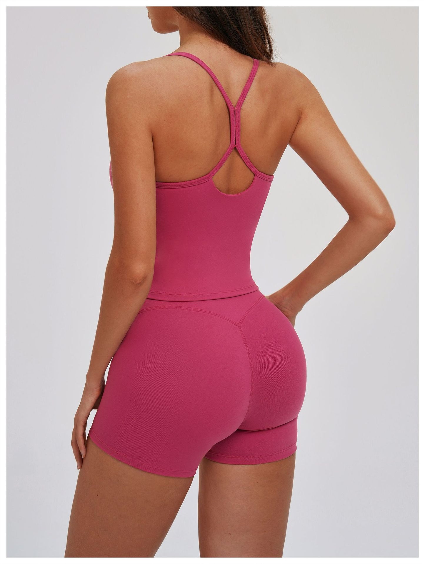 Tight Yoga Vest Outer Wear Casual All Match Thin Strap Vest Running Exercise Underwear
