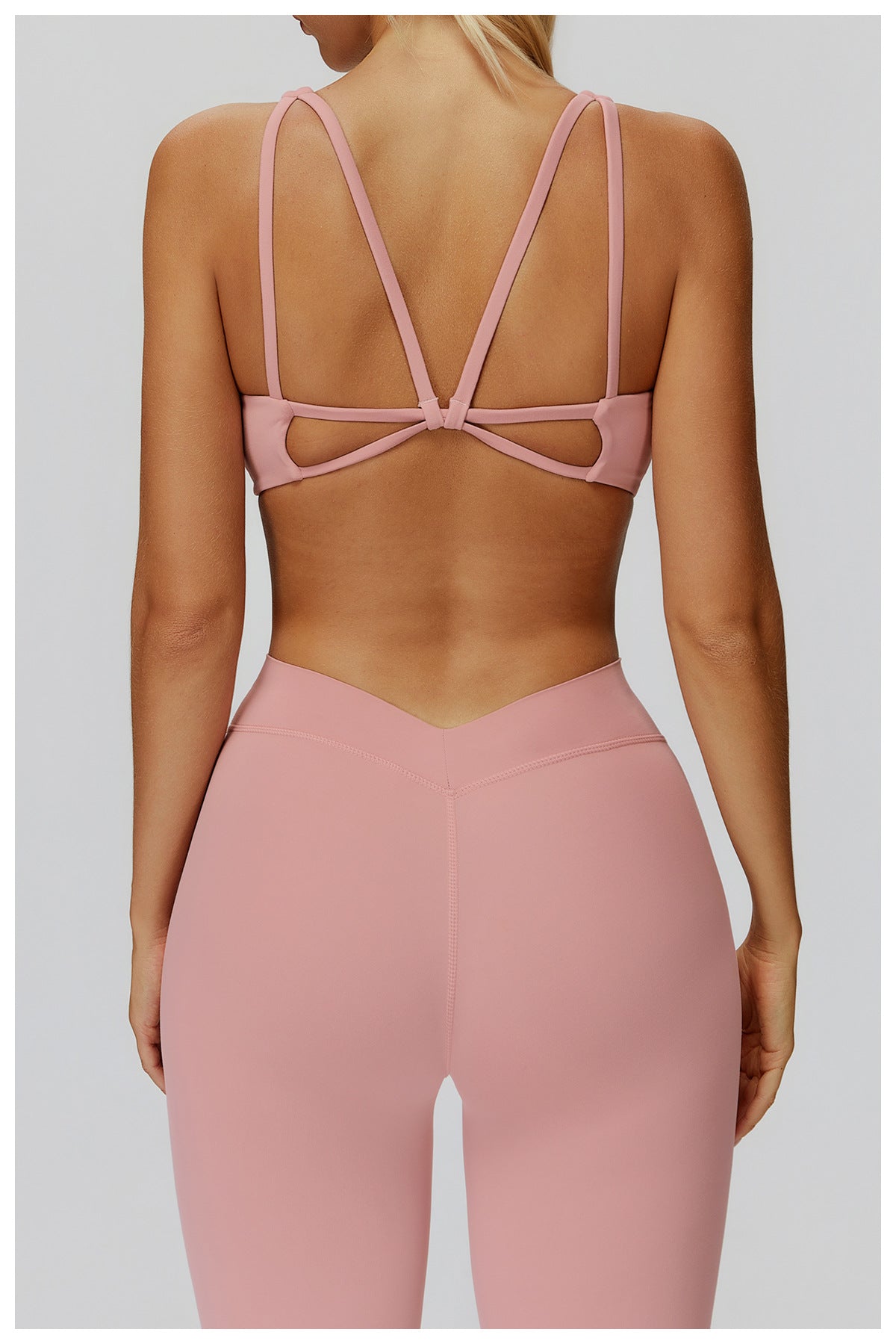 Yoga Bra Thin Strap Crossing Beauty Back Exercise Underwear High Sense Running Fitness Top