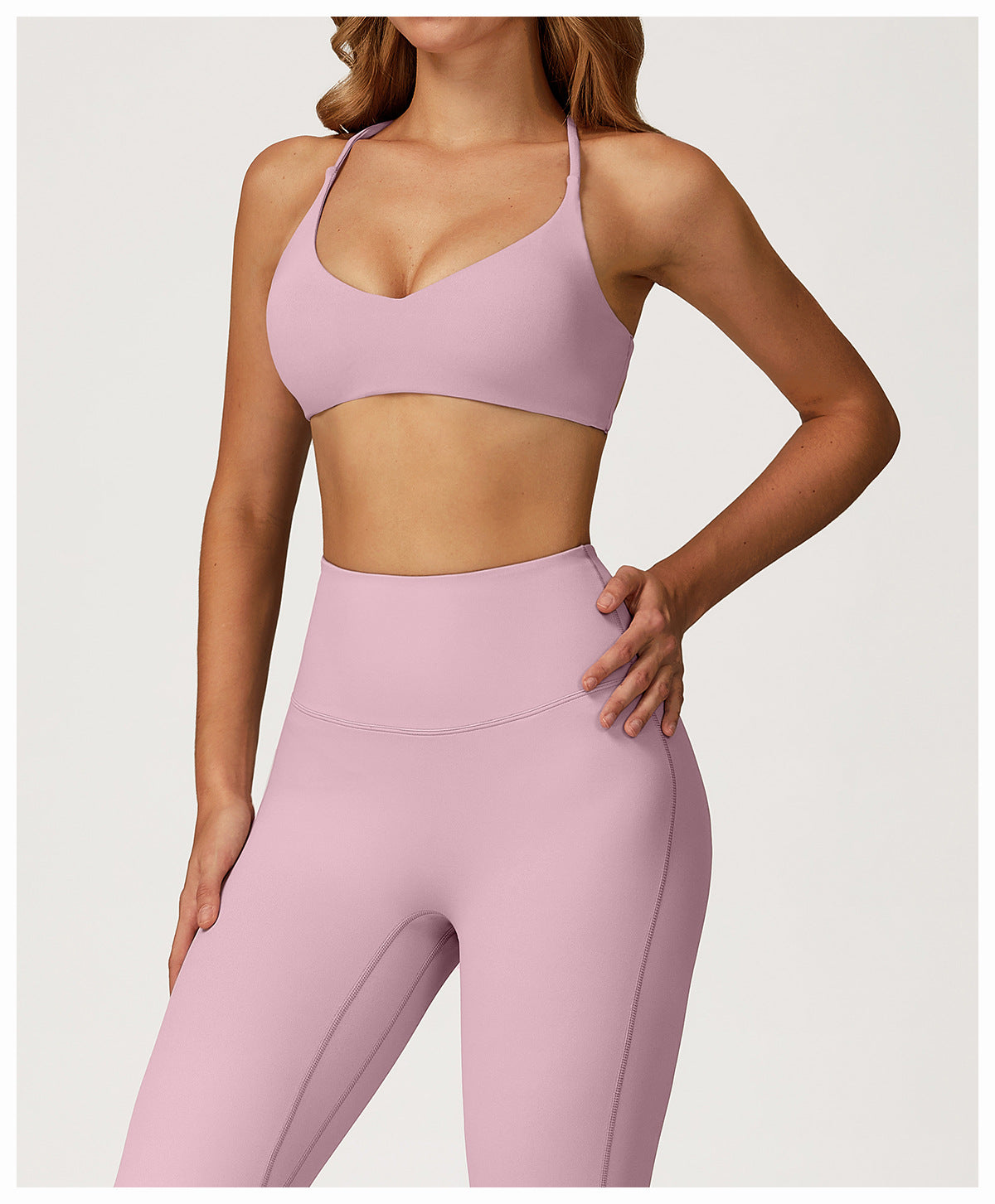 Cloud Sense Yoga Bra Quick-Drying Cross Back High Strength Workout Clothes Casual Running Exercise Underwear