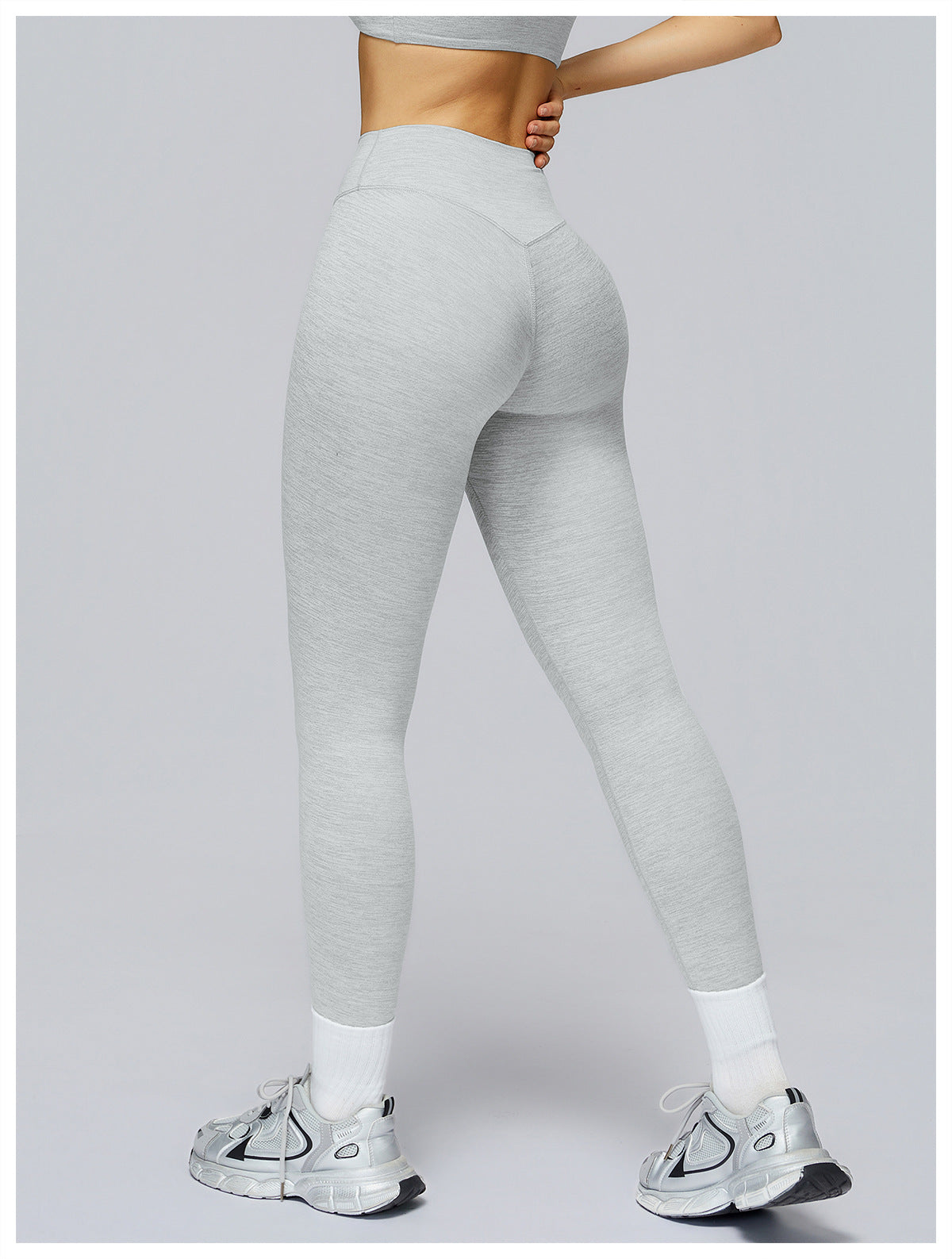 Brushed Yoga Trousers High Waist Quick Drying Skinny Slimming Sports Trousers Running Outdoors Workout Clothes Women