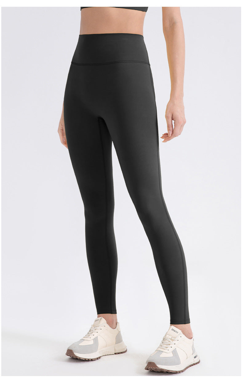 Hip Lifting Yoga Trousers Lulu Raw Yarn Double 66 Lycra Water Mill High Waist Tights Pilates