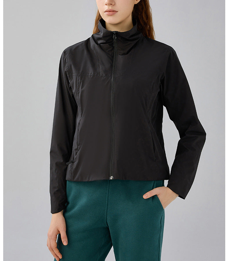 Windproof Waterproof Antifouling Slim Stand Collar Fleece Shell Jacket Outdoor Camping Hiking Mountaineering Clothing