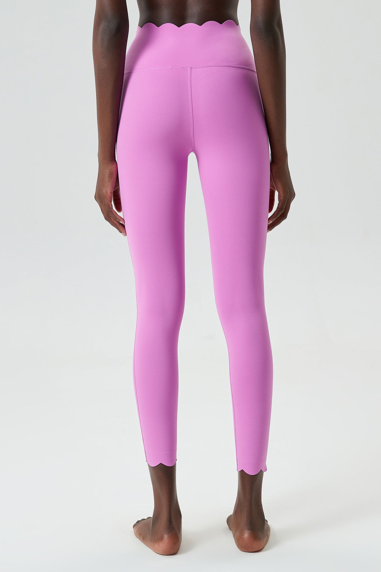 Small Wave Liquid Glue Yoga Pants Women High Waist Flat Stomach Sports Fitness Tight Trousers Quick Drying Leggings