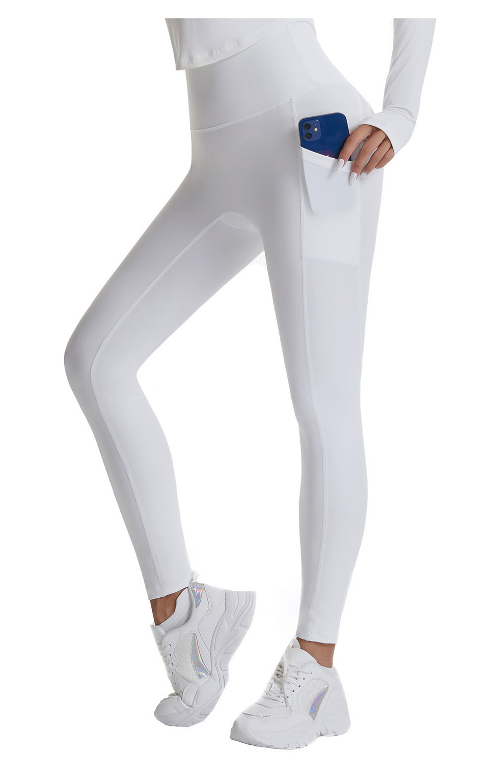 Autumn Winter Yoga Pants Women High Waist Hip Lift Outer Wear Tights Quick Drying Nude Feel Belly Contracting Sports Trousers