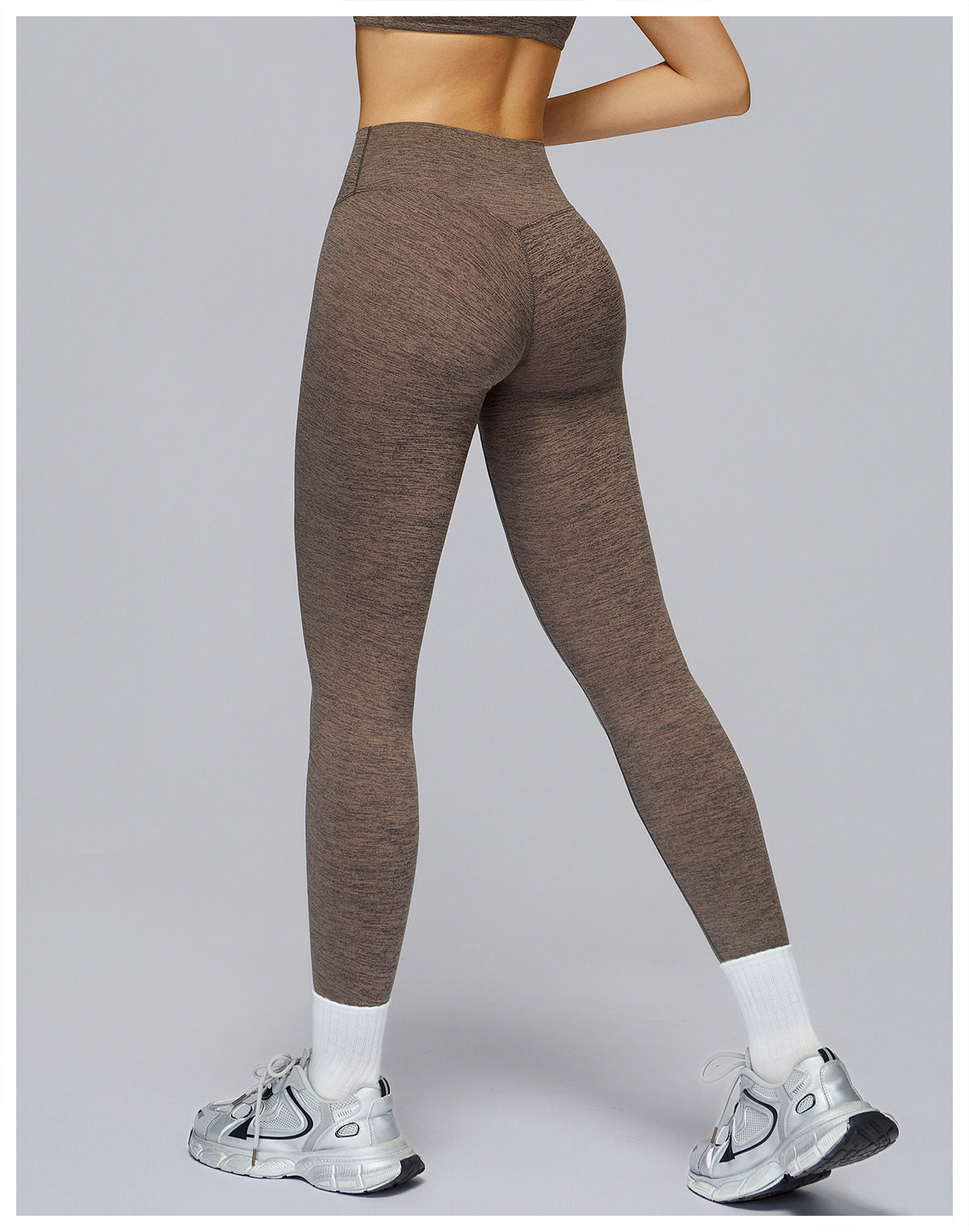 Brushed Yoga Trousers High Waist Quick Drying Skinny Slimming Sports Trousers Running Outdoors Workout Clothes Women