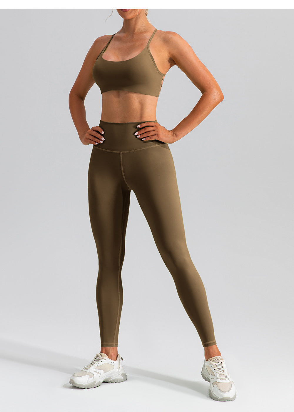 High Waist Hip Lift Seamless Yoga Pants Women Running Tight Sports Leggings Quick Drying Nude Feel Fitness Pants Outer Wear