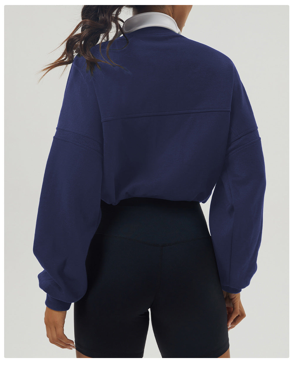 Autumn Winter Thickened Sweater Sports Casual Yoga Clothes Long Sleeve Jacket Half Zipper Fitness Clothes Loose Sweater Women