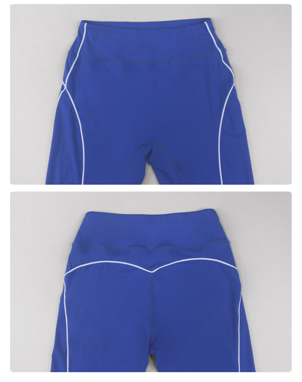 High Elastic Running Workout Outfit Shockproof Striped Bra Hip Raise High Waist Sports Pants Yoga Two Piece Sets