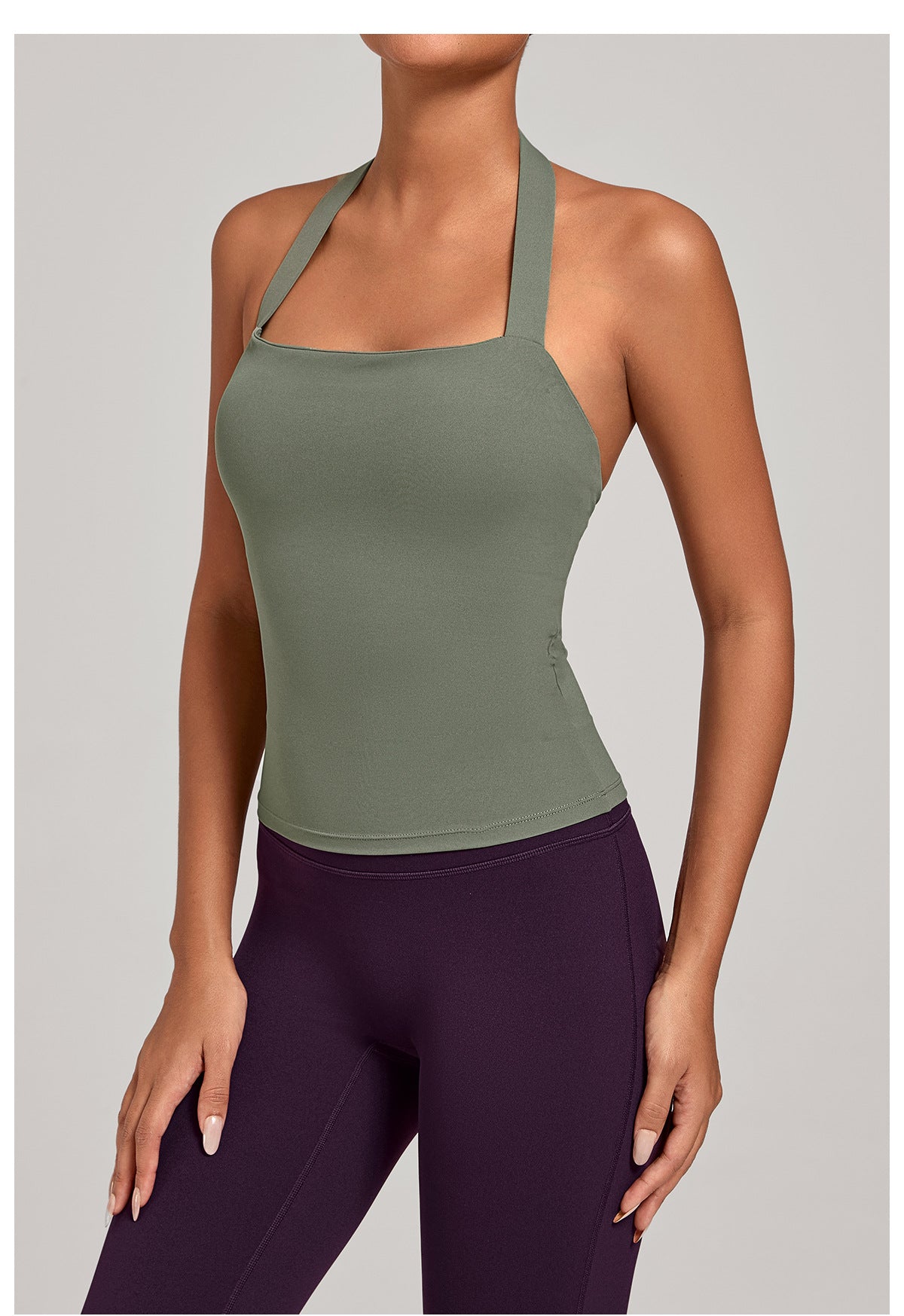 Halter Yoga Vest Tight Back Yoga Jacket Naked Women Sense Sports Fitness Running Yoga Clothes