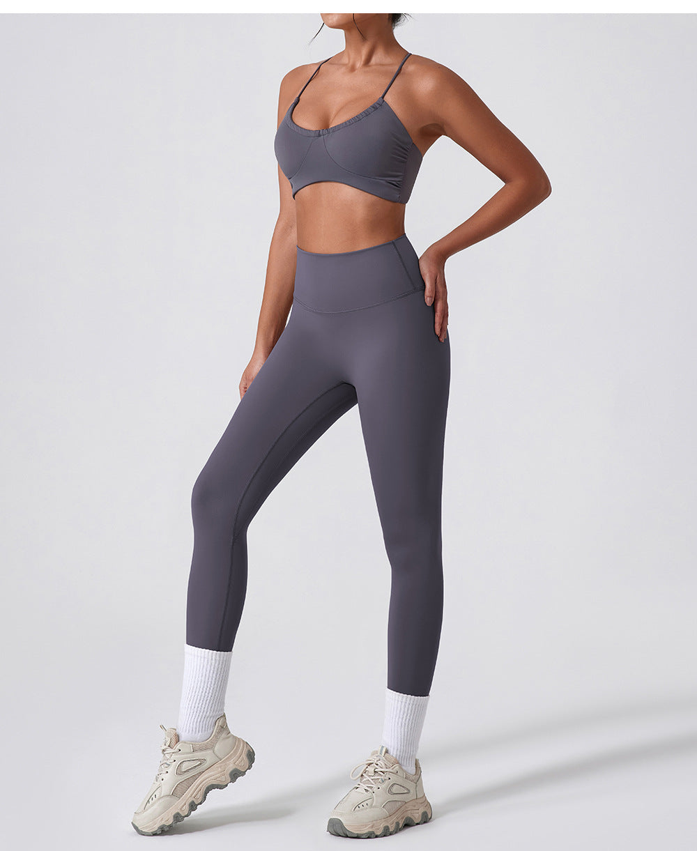 Yoga Pants Seamless Nude Feel Women Peach Hip High Waist Hip Lift Exercise Workout Pants Quick Drying Skinny Yoga Pants Women