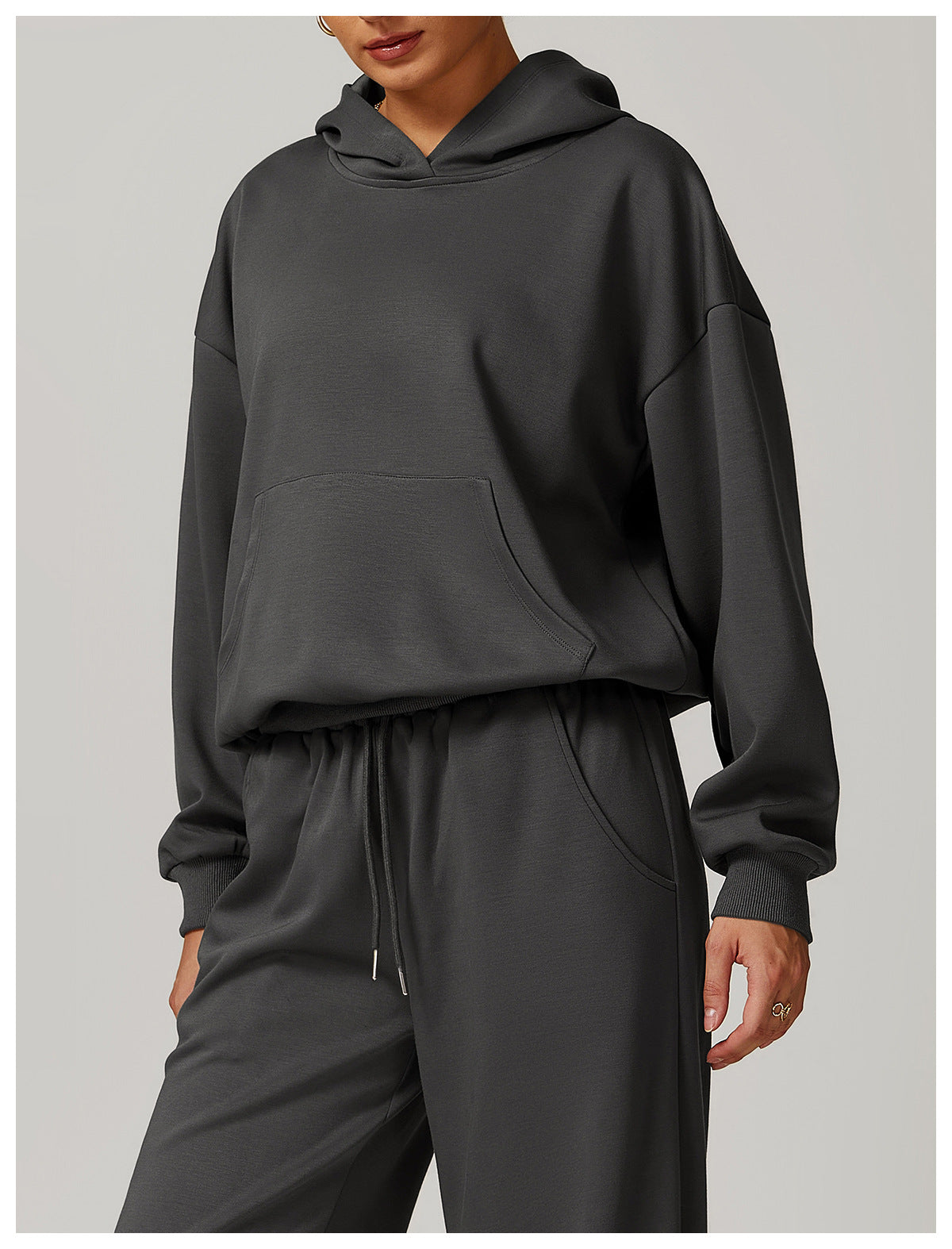 Autumn Winter Hooded Sweatshirt Long Sleeved Women Casual Fashionable Loose All Match Coat
