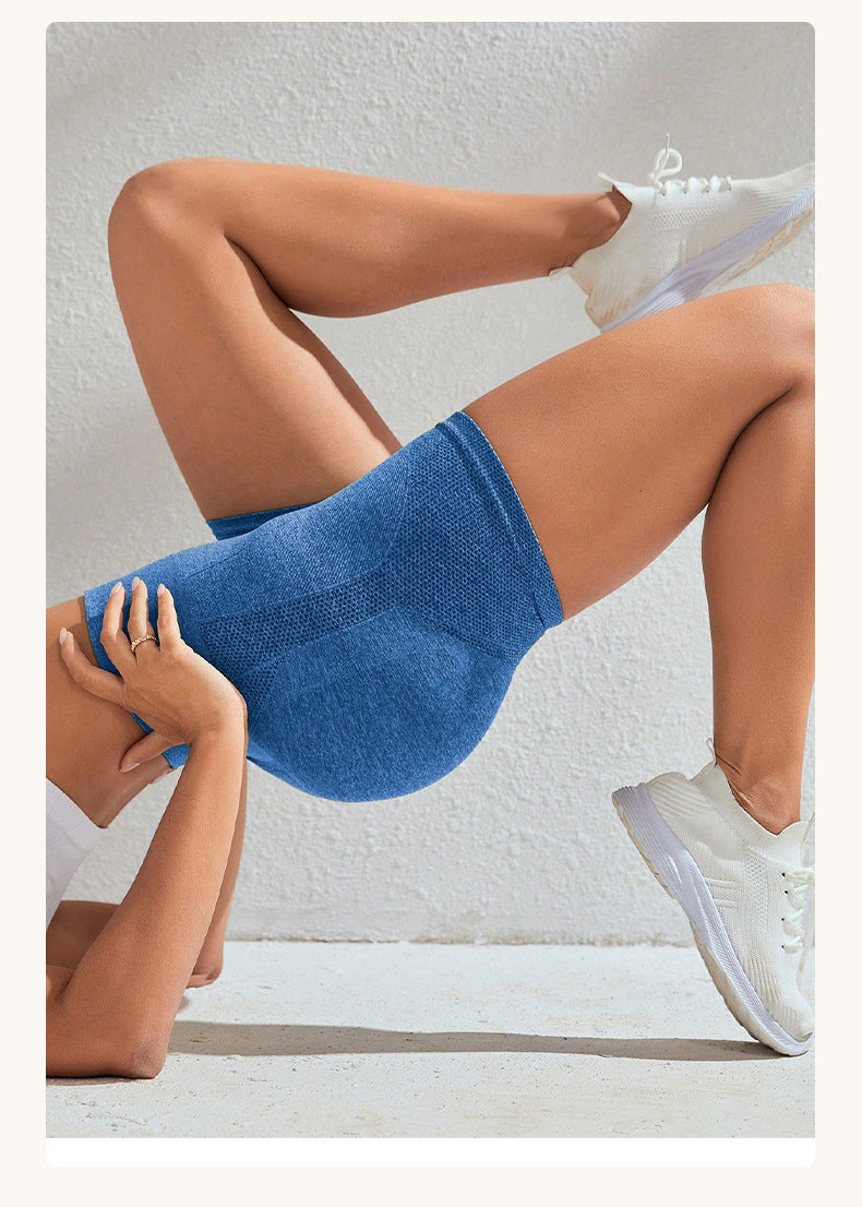 Yoga Pants Women High Waist Peach Hip Quick Drying Skinny Running Fitness Pants Stone Washed Solid Color Sports Pants