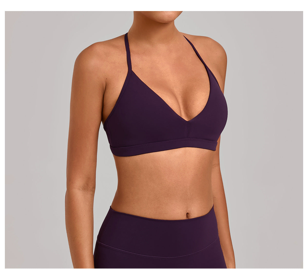 Autumn Sand Adjustable Yoga Bra Hollow Out Cutout out Beauty Back All Match Underwear Fitness Running Sports Bra