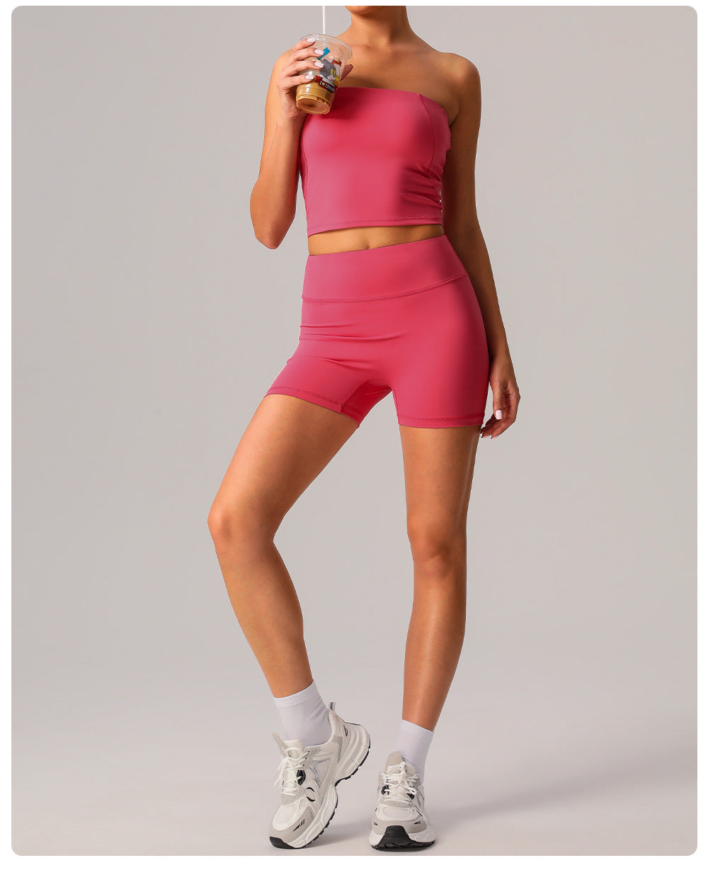 Nude Feel Yoga Chest Wrapped Vest High Elasticity Skinny Exercise Top Women Outer Wear Casual Quick Drying Fitness Vest