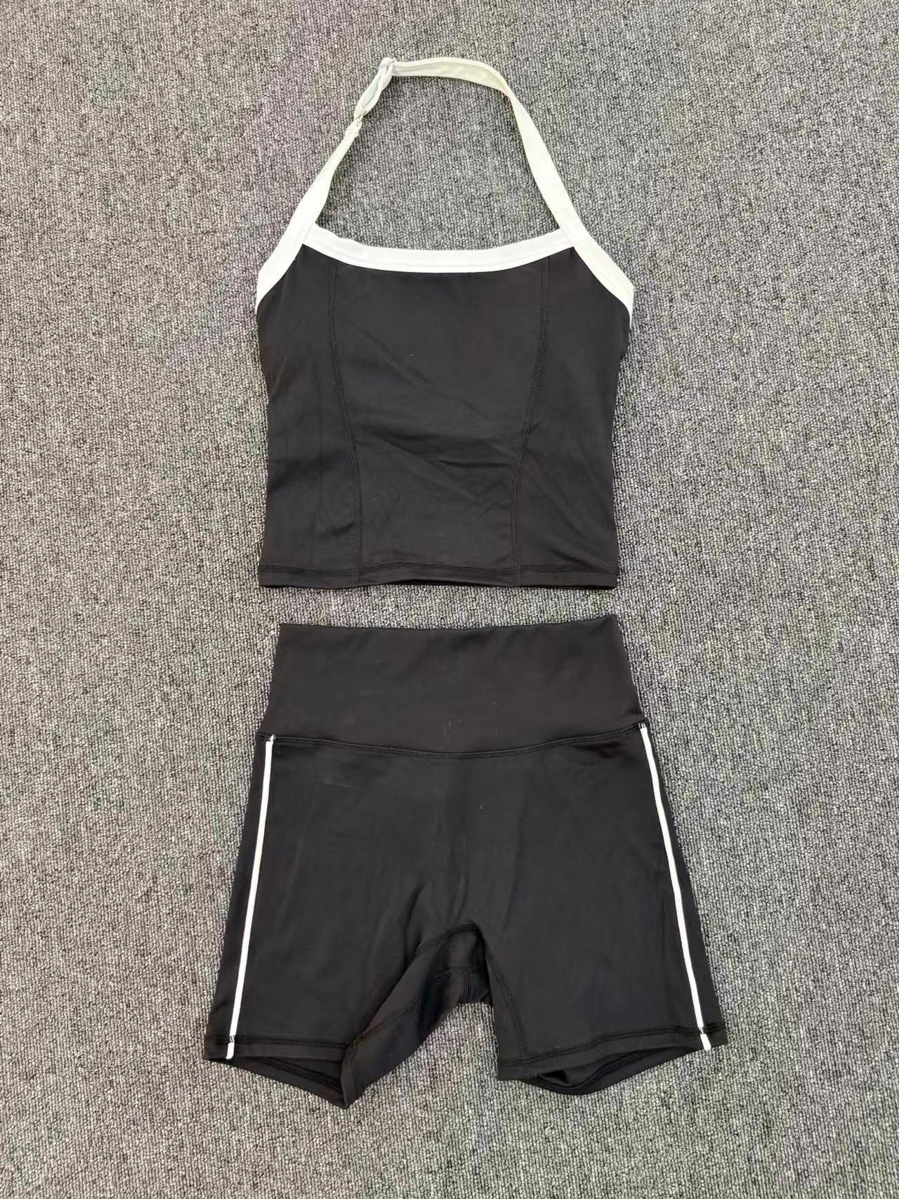 Tight Brushed Yoga Quick Drying Fitness Clothes Outdoor Running Sports Set Women