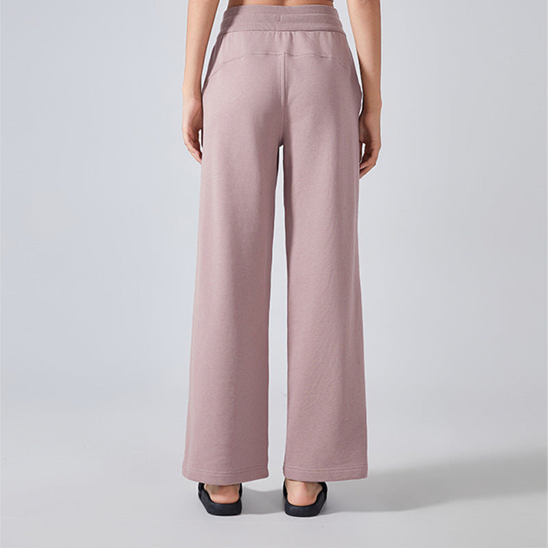 High Waist Wide Leg Sweatpants for Women
