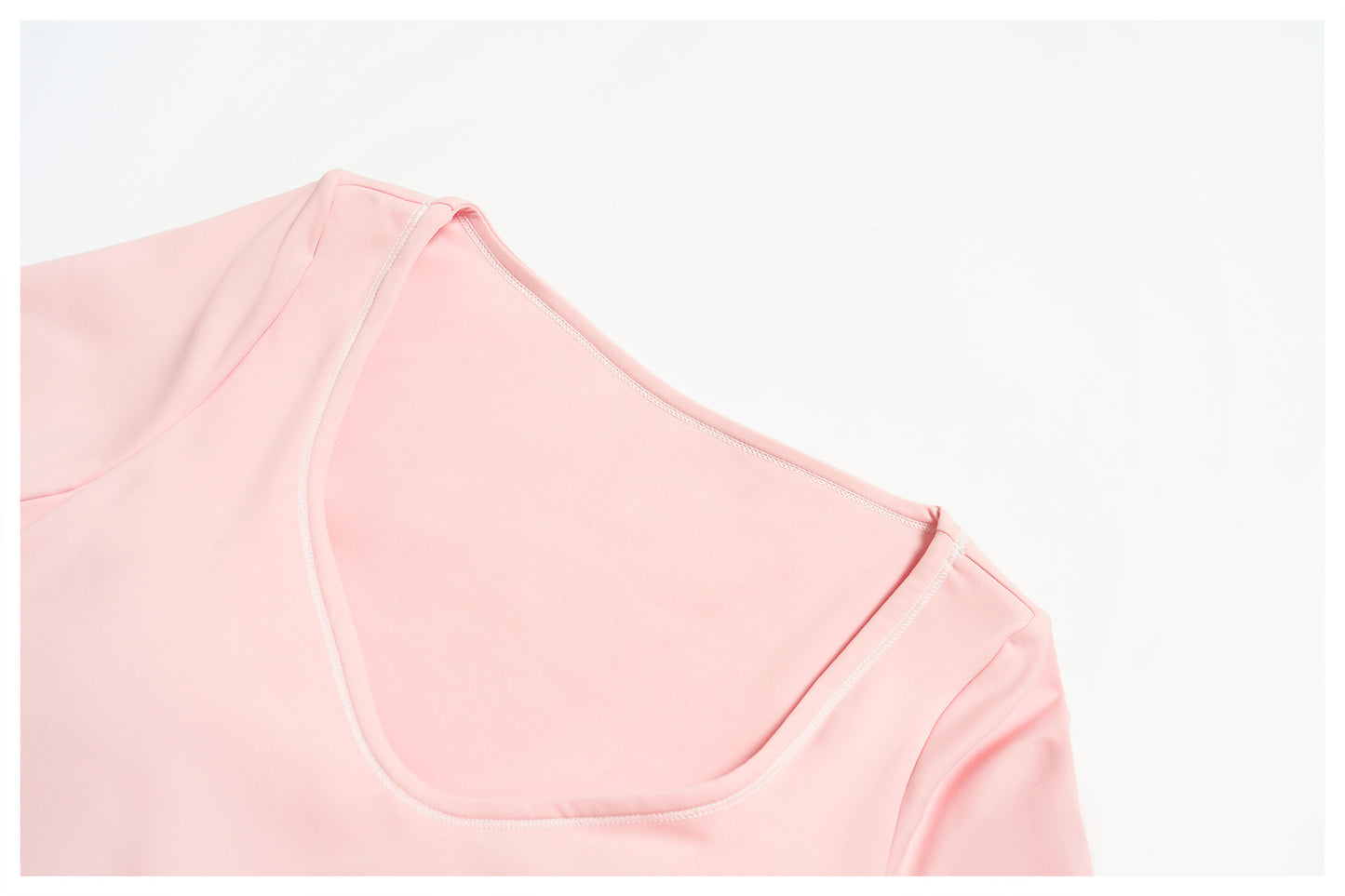 Autumn Winter Yoga Long Sleeve Contrast Color Brushed Slim Fit T shirt Outdoor Running Sport Long Sleeve Top