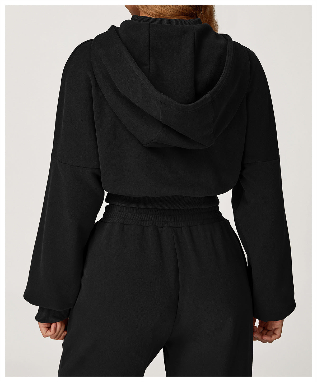 Hooded Sweatshirt Autumn Winter Casual Loose Coat Women Outdoor Running Fitness Sportswear
