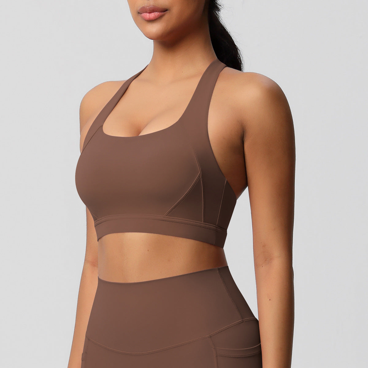 Cloud Sense Tight Yoga Vest Sports Underwear Shockproof High Strength Bra Pilates Running Outdoors Workout Clothes for Women