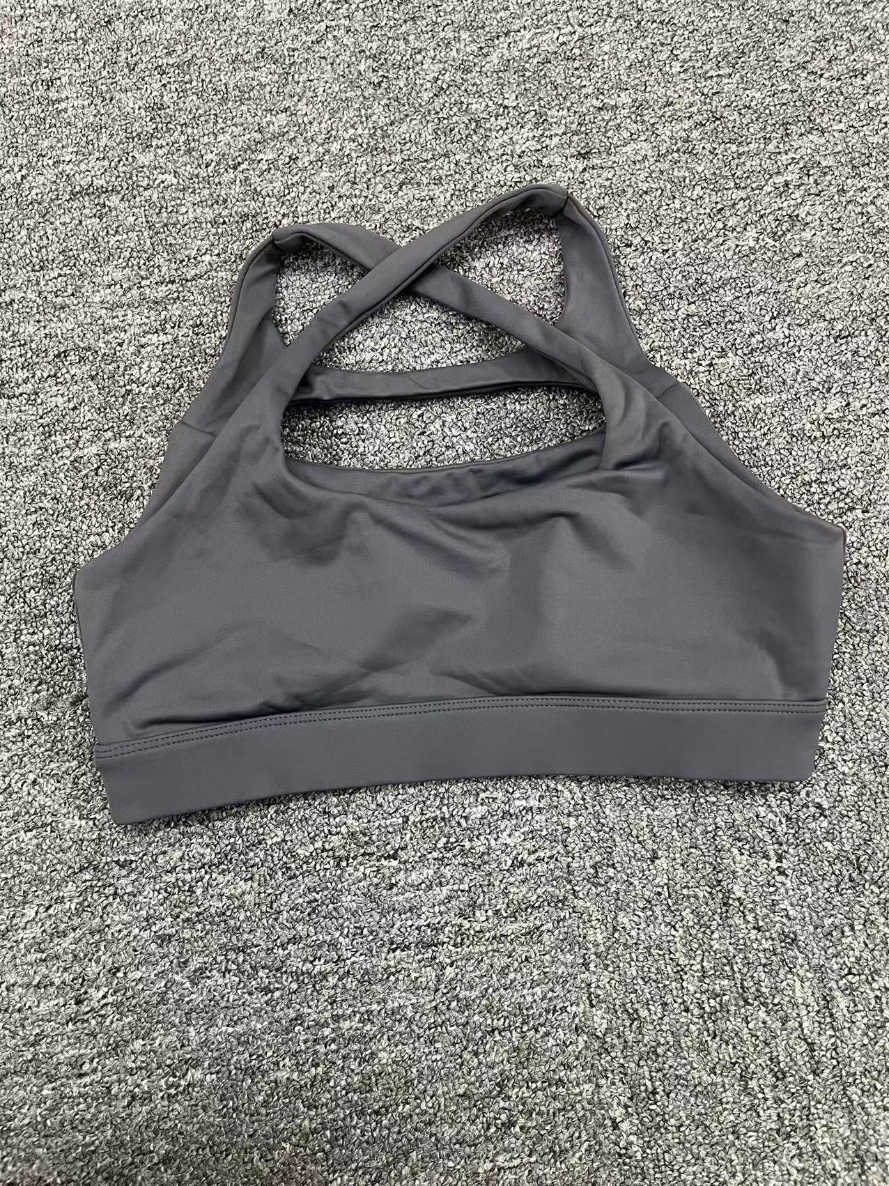 Hollow Out Cutout Beauty Back Tight Yoga Vest Sports Underwear Shockproof Top Pilates Running Outdoors Workout Clothes