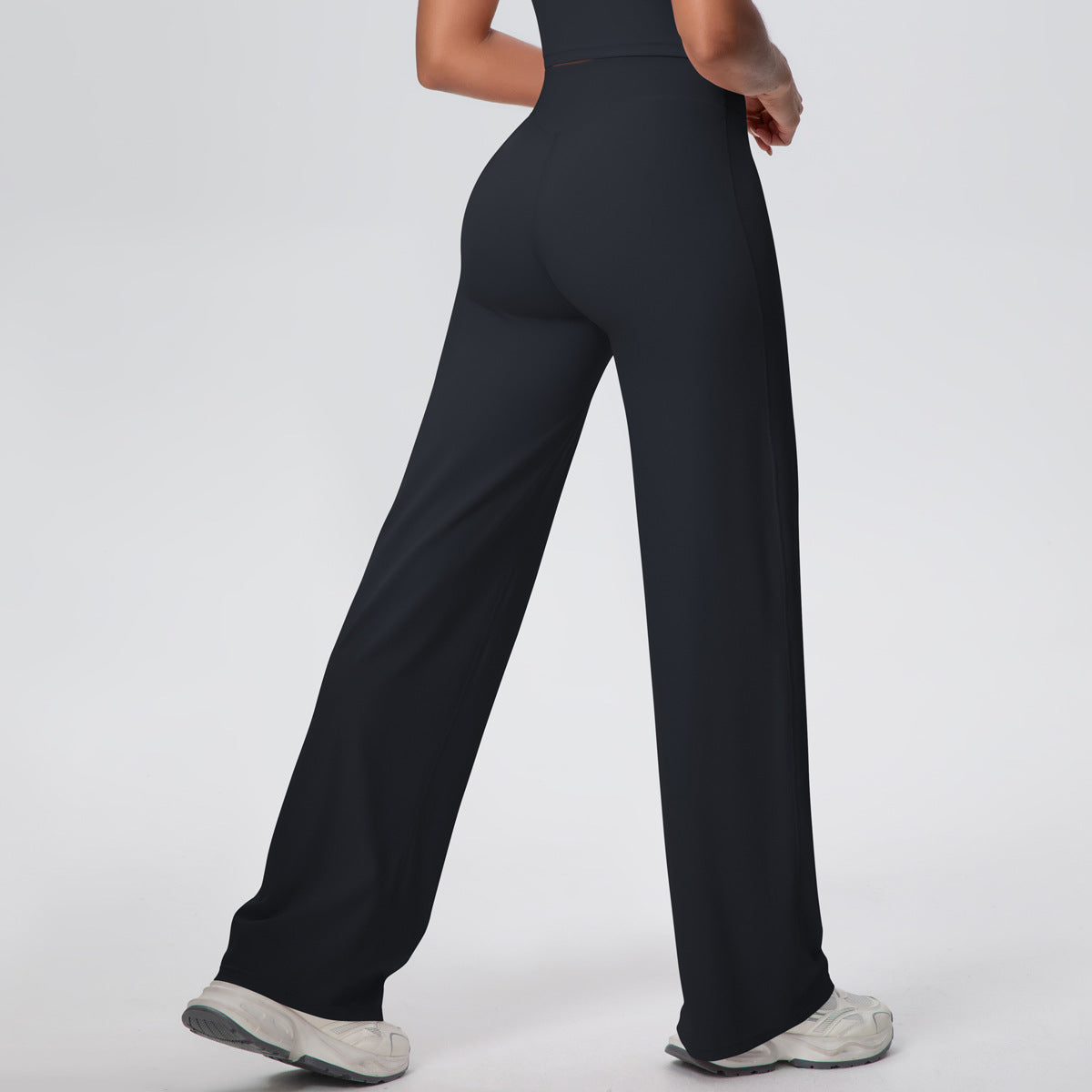 Yoga Pants Thin Skin Friendly High Waist Straight Pants Loose Thin Yoga Wear Sports Outdoor Workout Clothes