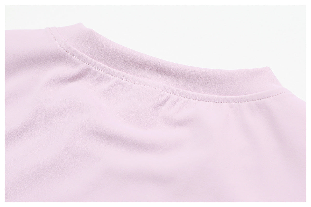 Sollinarry Spring T Shirt Quick Drying Yoga Clothes Short Sleeve Workout Top Blouse Outdoor Running Sports Short Sleeve Women