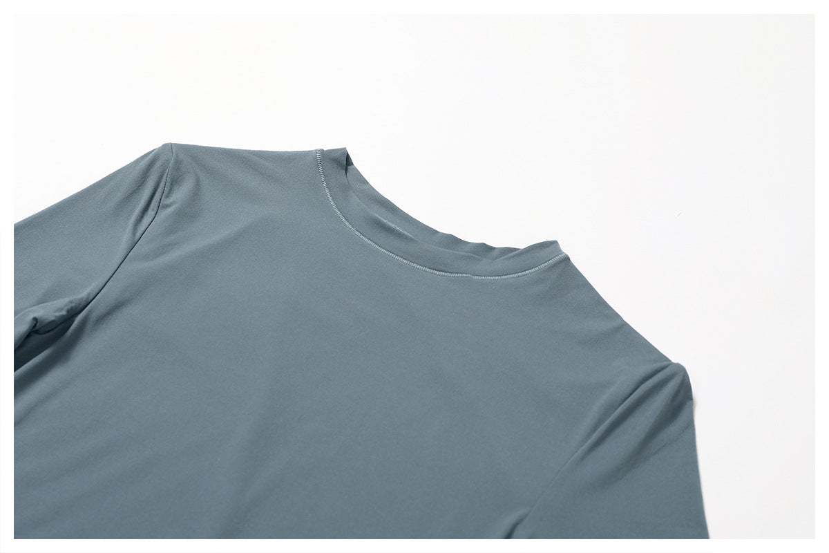 Sollinarry Casual All Match Tight Quick Drying Workout Top Yoga Clothes Running Pilates Sports T Shirt Short Sleeve